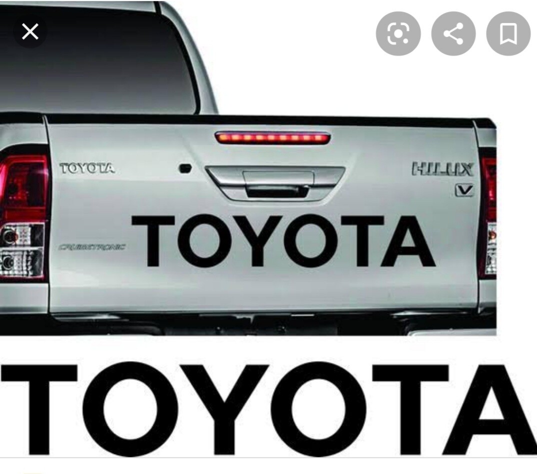 Toyota Logo (tailgate decal)