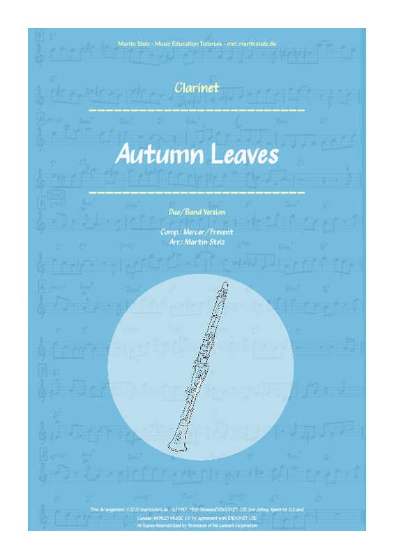 Autumn Leaves - Clarinet