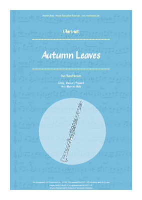 Autumn Leaves - Clarinet
