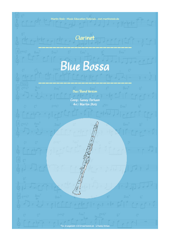 &quot;Blue Bossa&quot; - Clarinet ·  Duo and Band Version