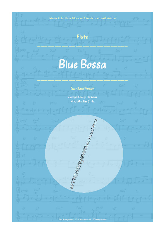 &quot;Blue Bossa&quot; - Flute · Duo and Band Version