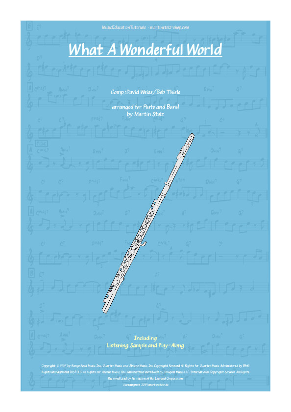 L. Armstrong's "What a wonderful World" · Flute