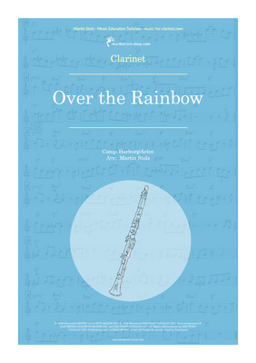 The Wizard of Oz: &quot;Somewhere over the Rainbow &quot;- Clarinet