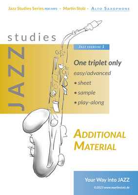 One Triplet only - Alto Saxophone (Exercise 1 Jazz Studies)