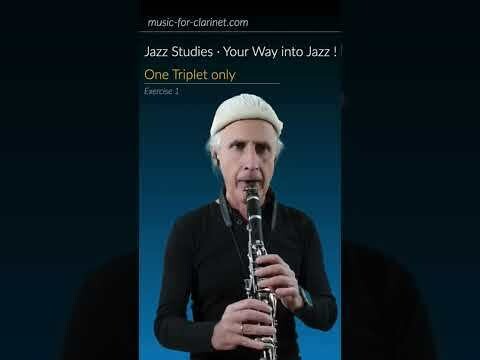 One Triplet only - Clarinet (Exercise 1 Jazz Studies)