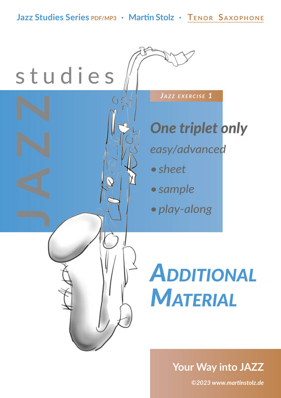 One Triplet only - Tenor Saxophone (Exercise 1 Jazz Studies)