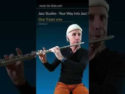 One Triplet only - Flute (Exercise 1 Jazz Studies)