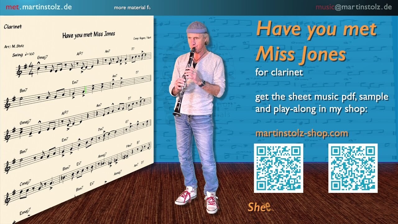 Have you met Miss Jones - Clarinet