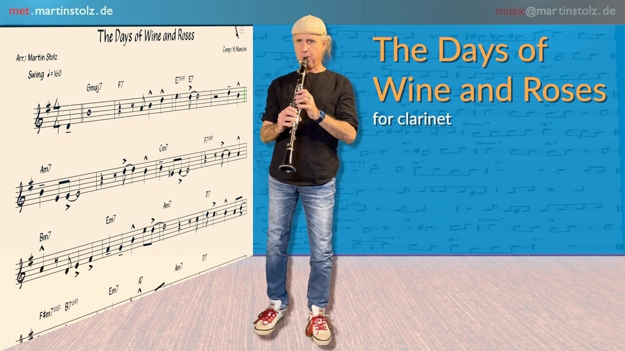 Henri Mancini's "The Days of Wine and Roses" - Clarinet