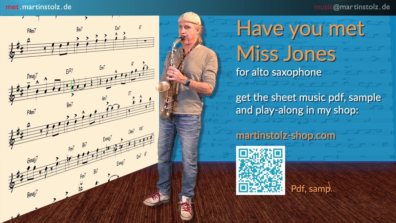 &quot;Have you met Miss Jones&quot; - Alto Saxophone