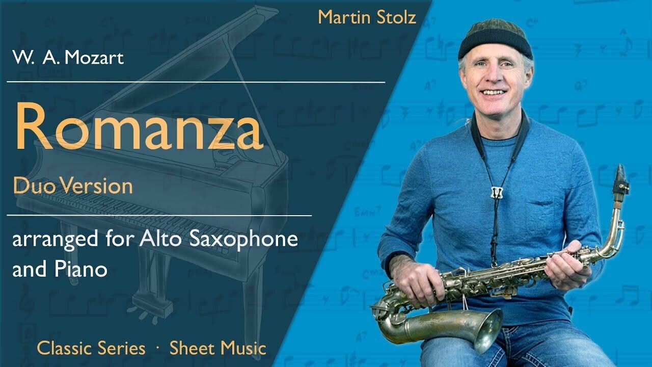 W.A. Mozart&#39;s &quot;Romanza&quot; - Alto Saxophone and Piano
