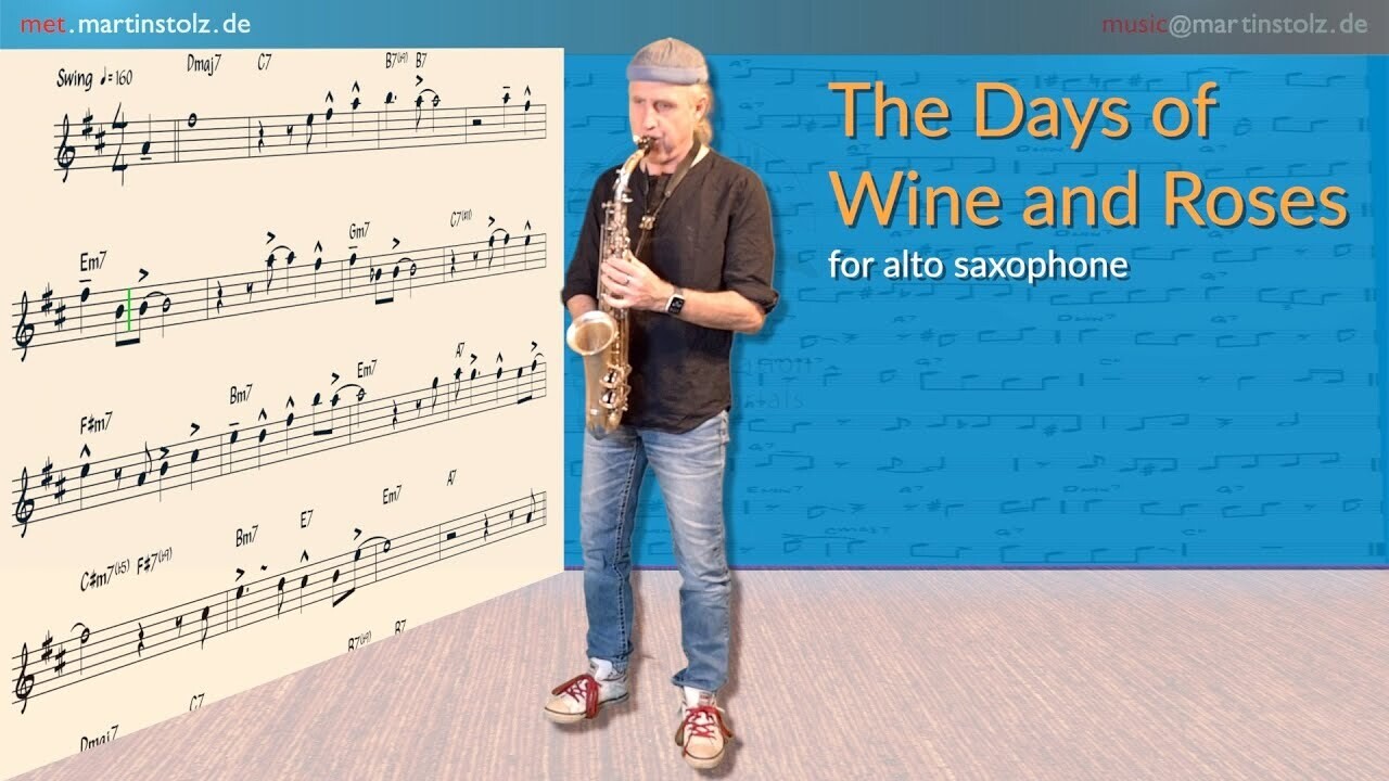 Henri Mancini's "The Days of Wine and Roses" - Alto Saxophone