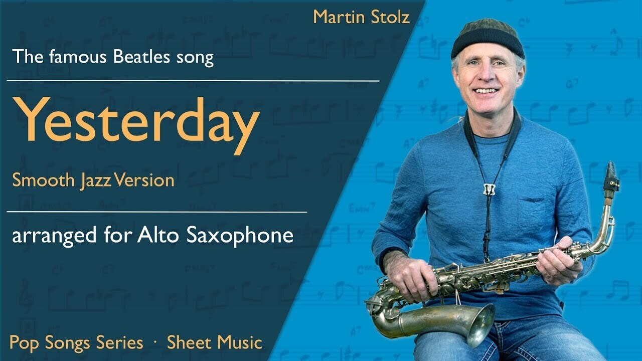 "Yesterday" - Alto Saxophone · easy duo and Smooth-Jazz Version