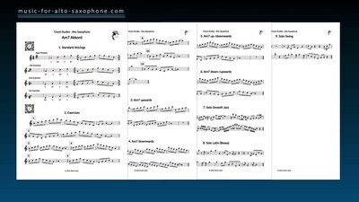 Chord Studies - Am7 für Altsaxophon