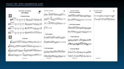 Chord Studies - Am7 for Alto Saxophone