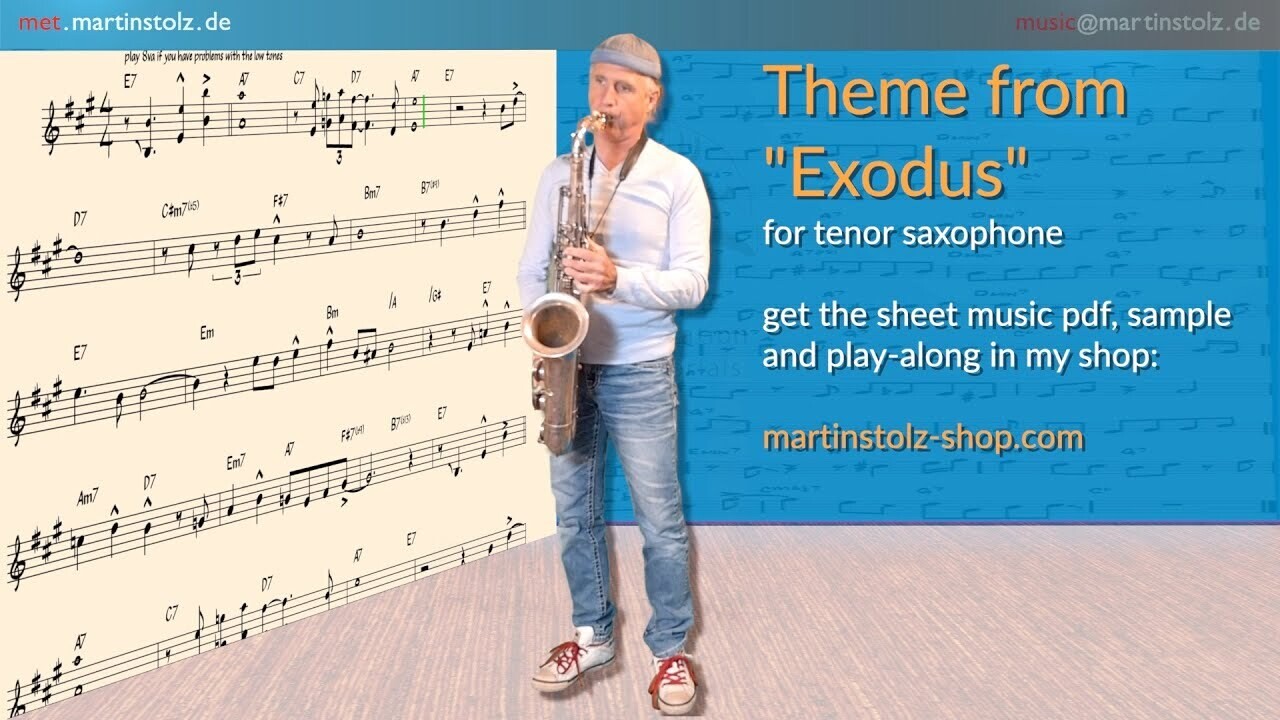 "Exodus" (Movie-Theme) - Tenor Saxophone