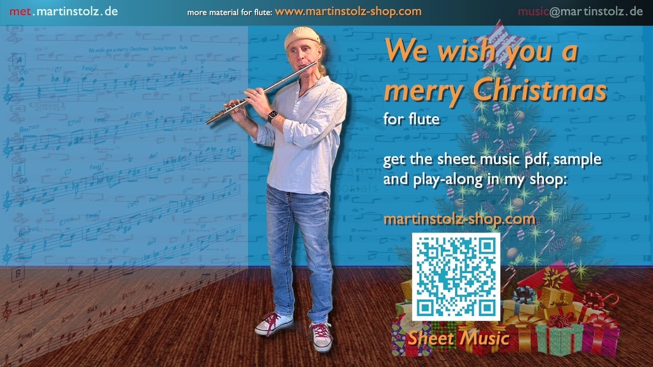 Christmas Series: "We wish you a merry Christmas" - Flute