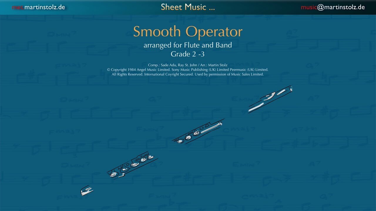 "Smooth Operator" - Flute · Duo and Band Version