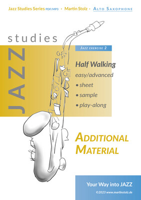 Half Walking - Alto Saxophone (Exercise 2 Jazz Studies)