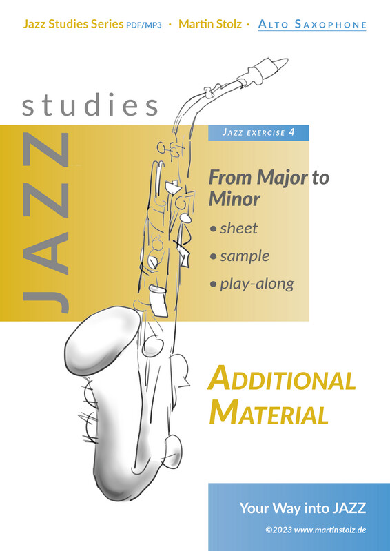 From Major to Minor - Altsaxofon (Exercise 4 Jazz Studies)