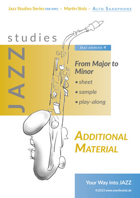 From Major to Minor - Alto Saxophone (Exercise 4 Jazz Studies)