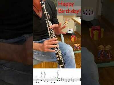 Happy Birthday to You - very easy version - (Oehler System)