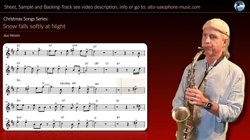 Christmas Series: &quot;Snow falls softly at Night&quot; - Alto Saxophone