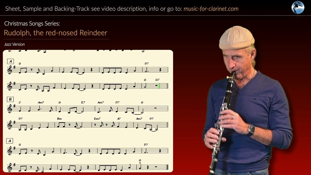 Christmas Series: "Rudolph the red-nosed Reindeer" - Clarinet
