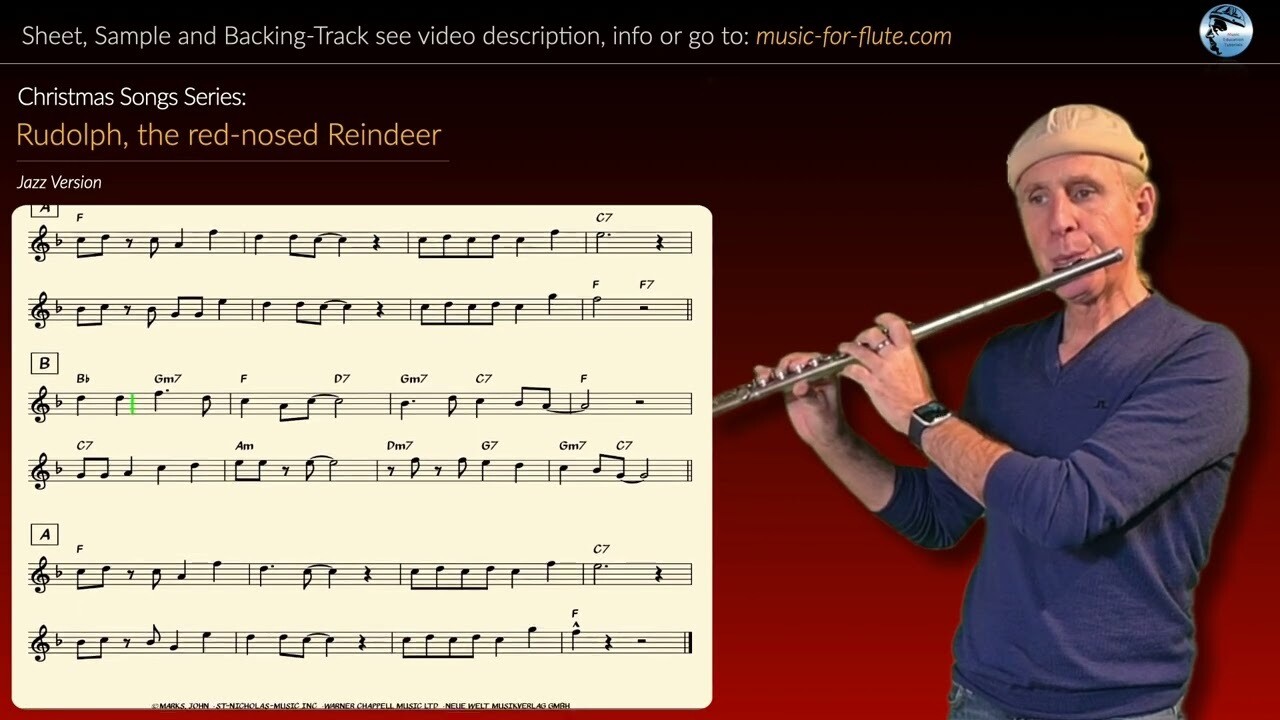 Christmas Series: "Rudolph the red-nosed Reindeer" - Flute