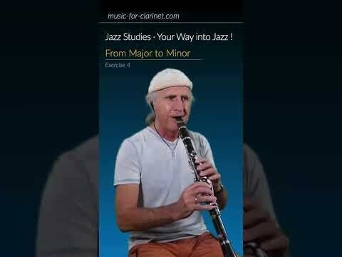 From Major to Minor - Clarinet (Exercise 4 Jazz Studies)