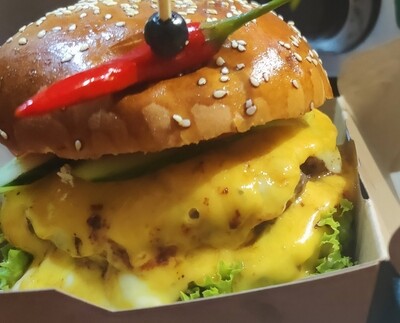 Double Amy&#39;s Desperado Burger