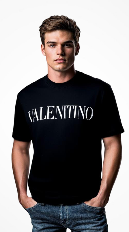 Valentino Logo Print T shirt