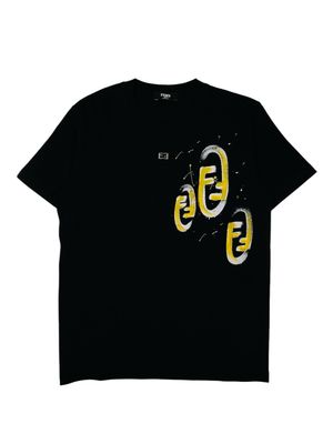 Fendi Cotton Crew Neck T shirt
