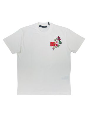 Dolce Gabbana Logo Flowers Men’s T shirt