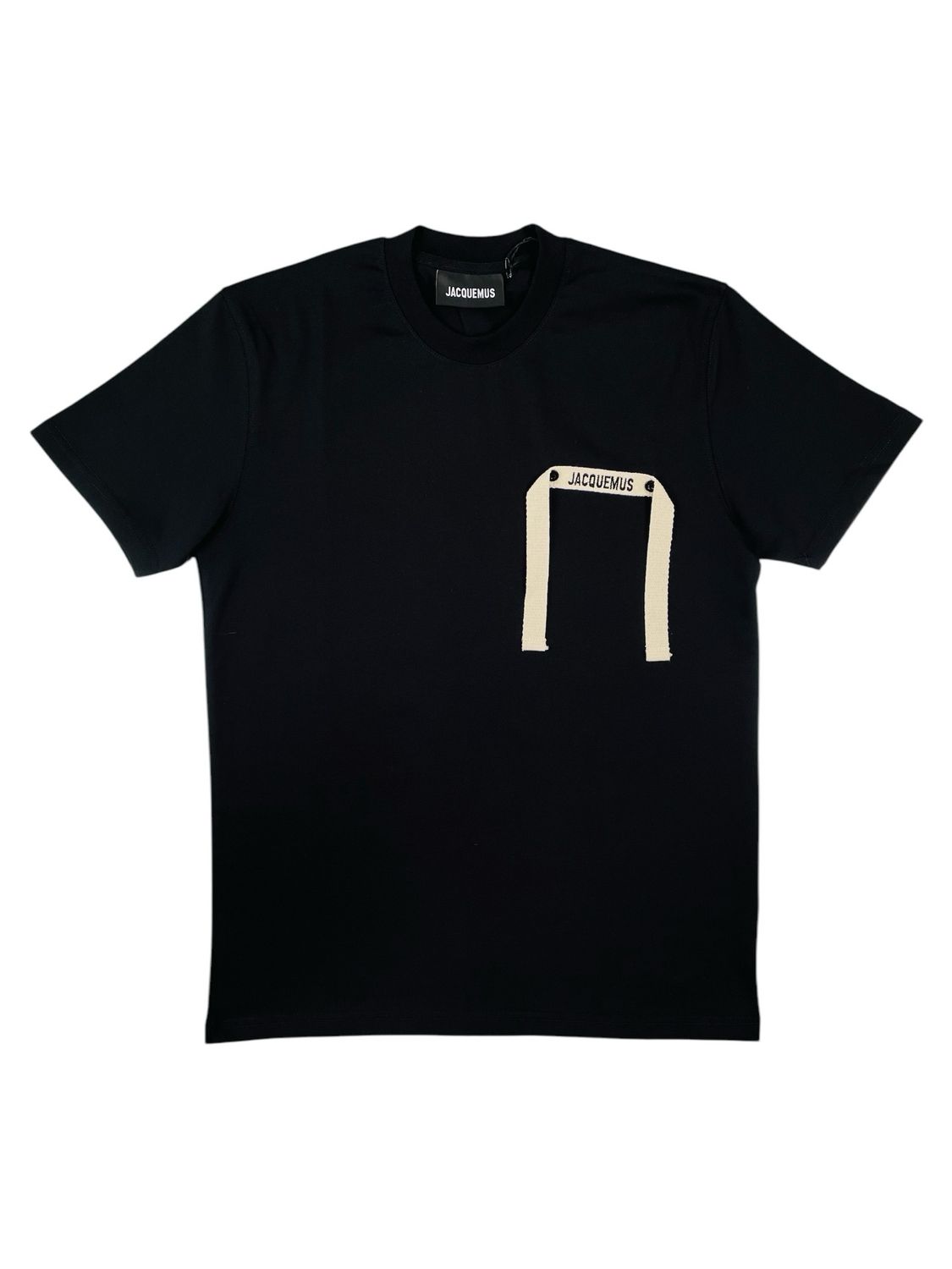 Jacquemus Logo Patch Cotton T shirt