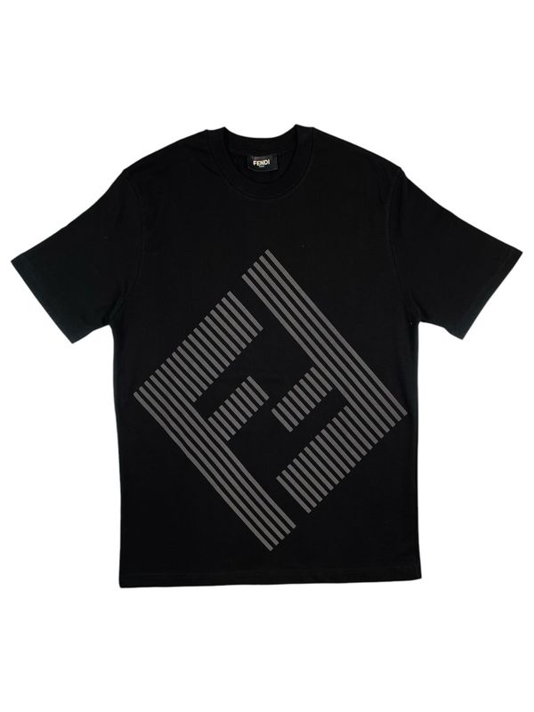Fendi FF Big Logo Cotton T shirt