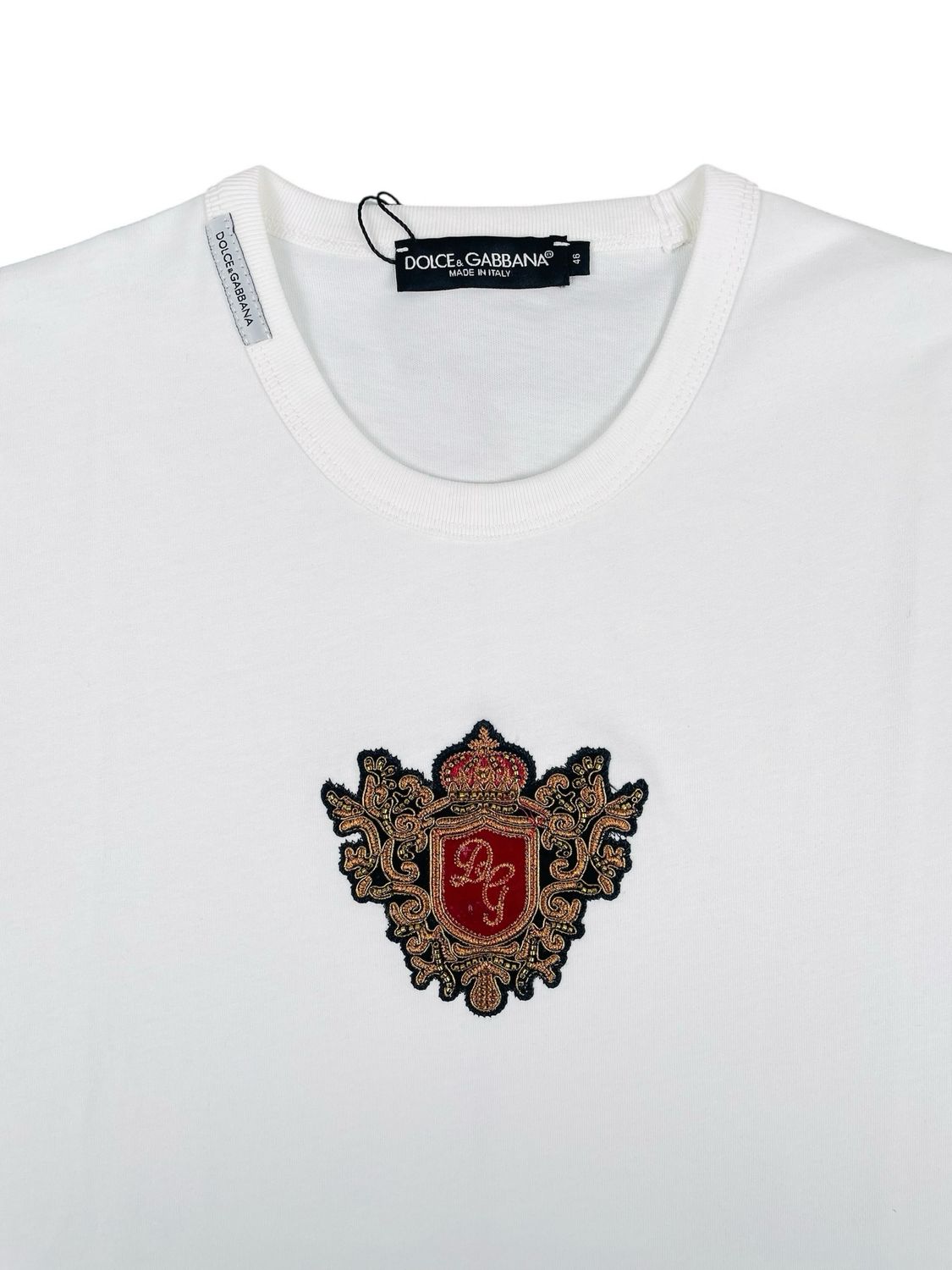 Dolce Gabbana Logo Patch Jersey T shirt