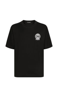 Dolce Gabbana Logo Patch Jersey T shirt