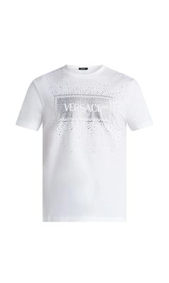Versace Stone Work Cotton Jersey T shirt