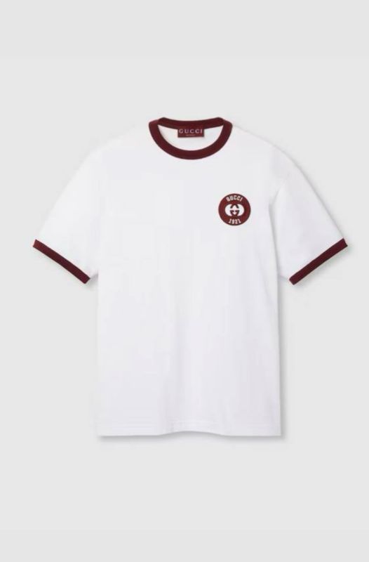 Gucci Logo Embroidered Designer T shirt