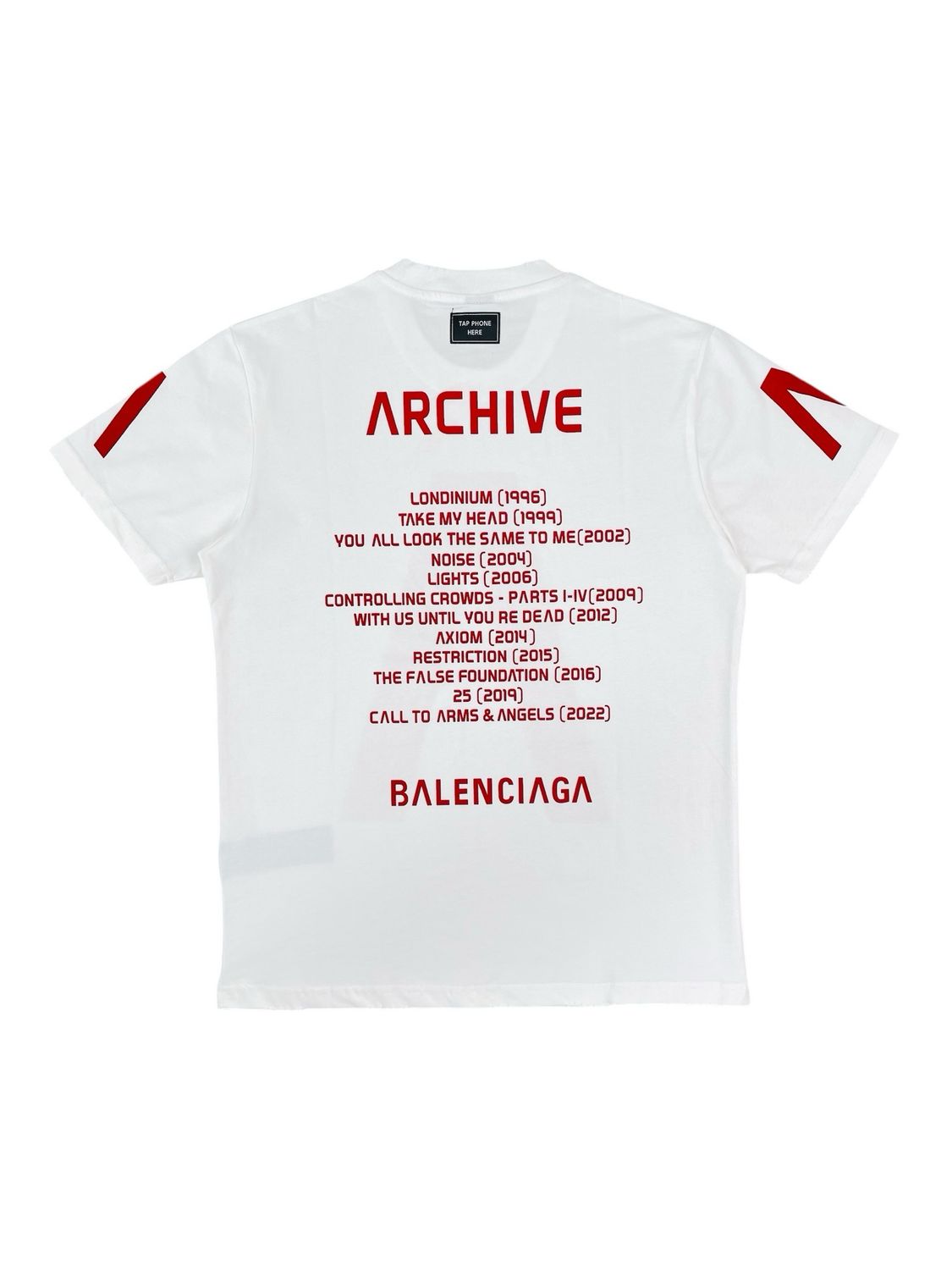 Balenciaga Cotton Jersey Logo Print T shirt