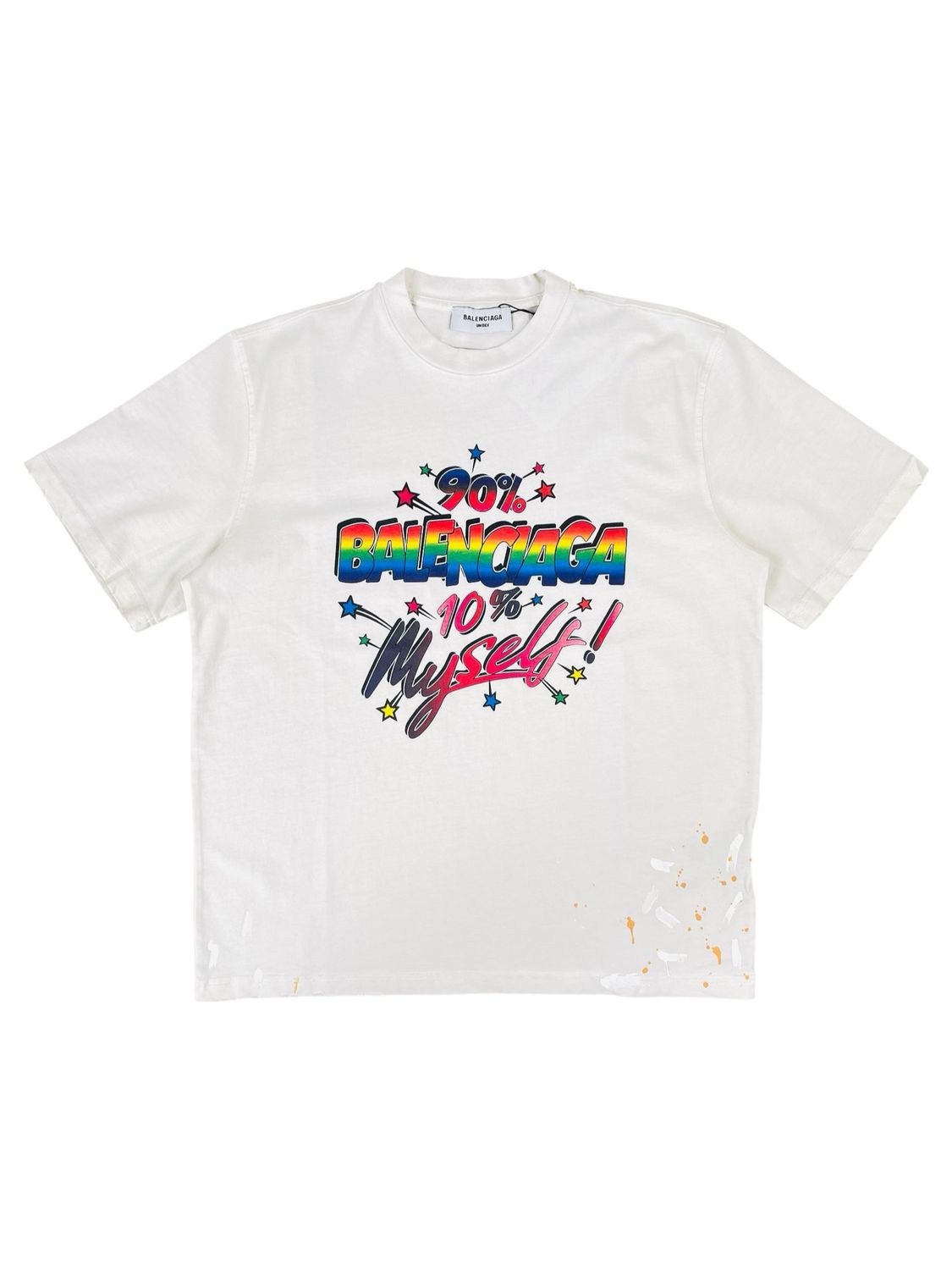 Balenciaga Cotton Print Logo T shirt
