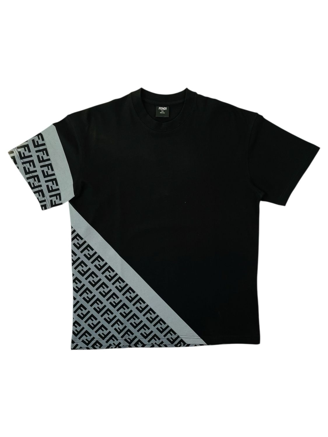 Fendi FF Logo Cotton T shirt