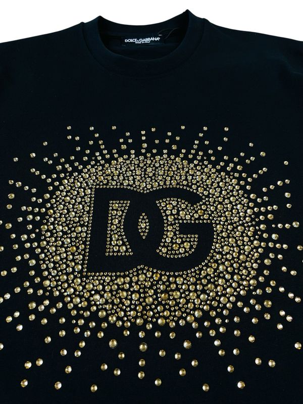 Dolce Gabbana Stone Work Cotton T shirt