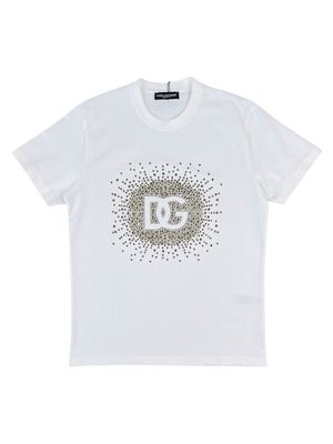 Dolce Gabbana Stone Work Cotton T shirt