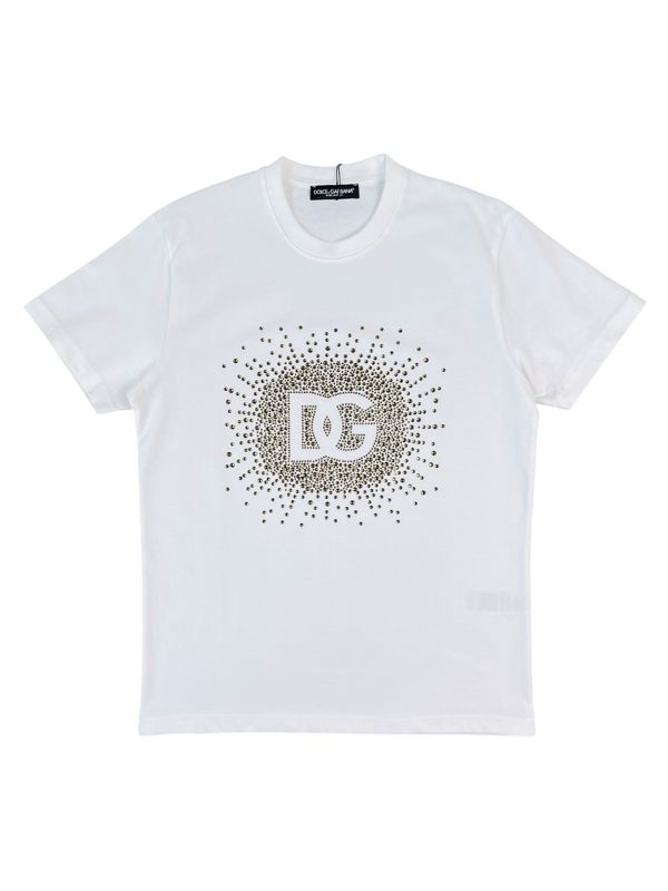 Dolce Gabbana Stone Work Cotton T shirt