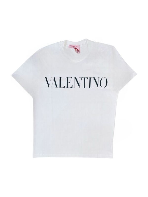 Valentino Logo Print Cotton T shirt