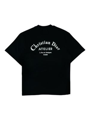 Dior Print Logo Cotton T shirt