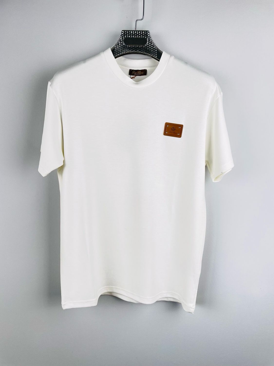 Loro Piana Cotton Logo Patch T shirt