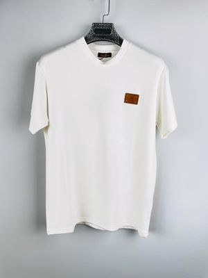 Loro Piana Cotton Logo Patch T shirt